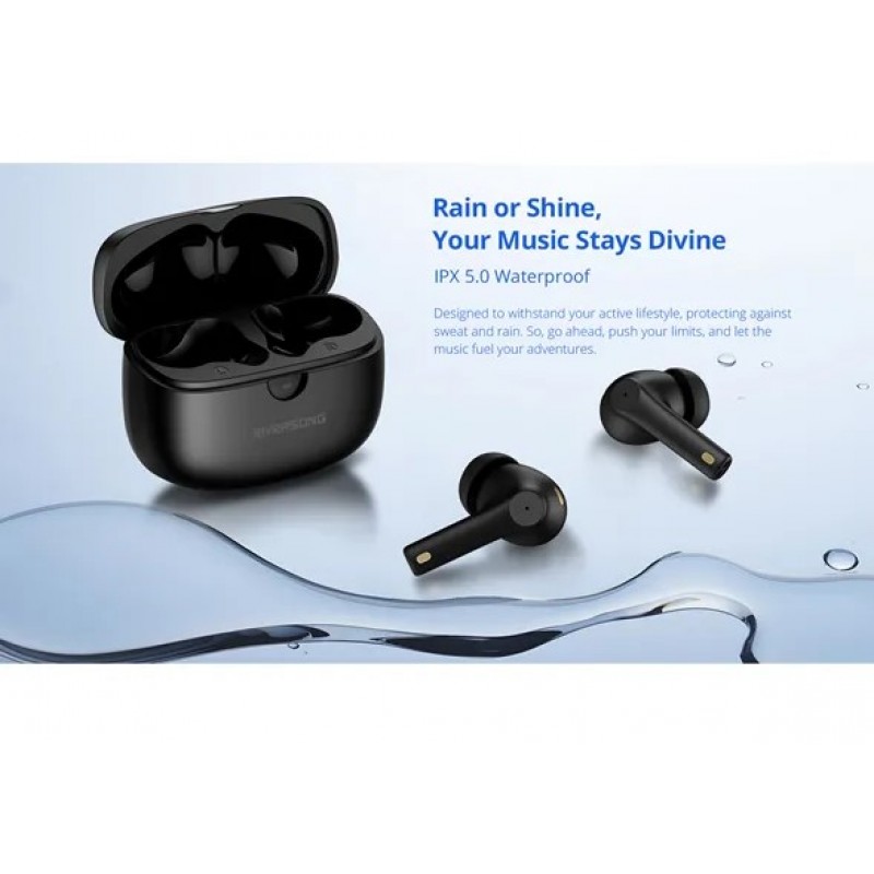 Ακουστικά Bluetooth Riversong True Utopia H5 Wireless Earphones EA271 Black Ακουστικά Bluetooth Riversong True Utopia H5 Wireless Earphones EA271 Black