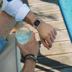 Ανταλλακτικό λουράκι QuickFit Milano Mesh Loop Apple Watch 1/2/3/4/5/6/SE/7/8 (42/44/45/49mm) Titanium Ανταλλακτικό λουράκι QuickFit Milano Mesh Loop Apple Watch 1/2/3/4/5/6/SE/7/8 (42/44/45/49mm) Titanium