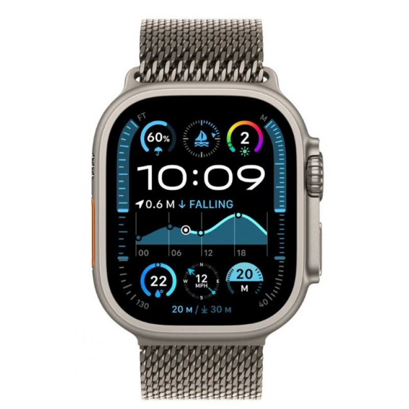 Ανταλλακτικό λουράκι QuickFit Milano Mesh Loop Apple Watch 1/2/3/4/5/6/SE/7/8 (42/44/45/49mm) Titanium Ανταλλακτικό λουράκι QuickFit Milano Mesh Loop Apple Watch 1/2/3/4/5/6/SE/7/8 (42/44/45/49mm) Titanium