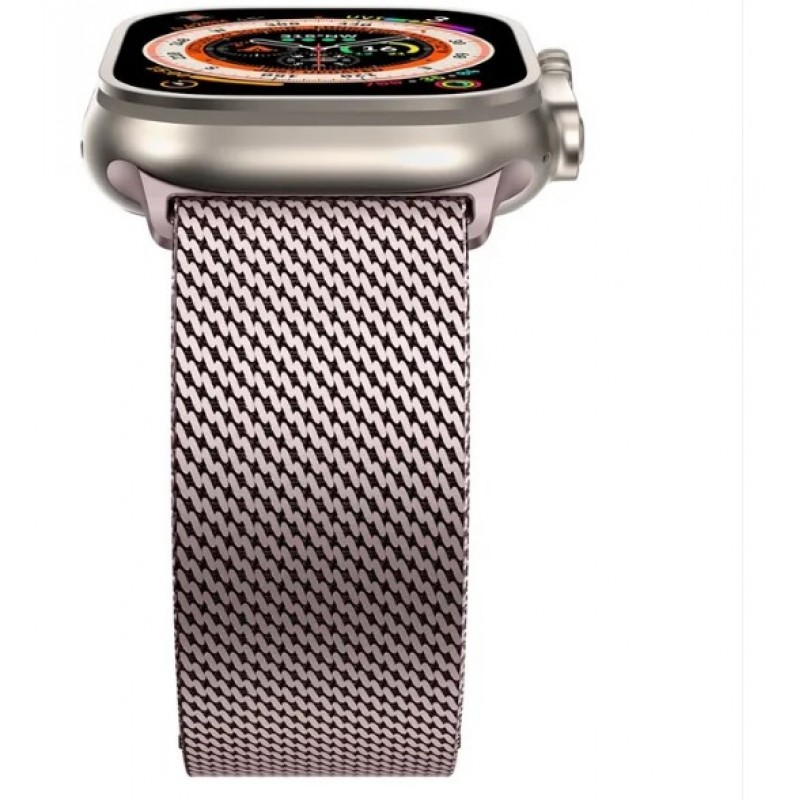 Ανταλλακτικό λουράκι QuickFit Milano Mesh Loop Apple Watch 1/2/3/4/5/6/SE/7/8 (42/44/45/49mm) Pink Ανταλλακτικό λουράκι QuickFit Milano Mesh Loop Apple Watch 1/2/3/4/5/6/SE/7/8 (42/44/45/49mm) Pink