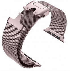 Ανταλλακτικό λουράκι QuickFit Milano Mesh Loop Apple Watch 1/2/3/4/5/6/SE/7/8 (42/44/45/49mm) Pink Ανταλλακτικό λουράκι QuickFit Milano Mesh Loop Apple Watch 1/2/3/4/5/6/SE/7/8 (42/44/45/49mm) Pink