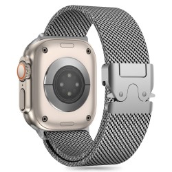 Ανταλλακτικό λουράκι QuickFit Milano Mesh Loop  Apple Watch 1/2/3/4/5/6/SE/7/8 (42/44/45/49mm) Silver