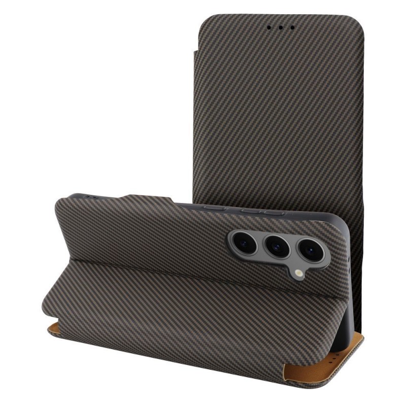 Θήκη Folio Side Magnet Book Case for Motorola G55 5G Brown