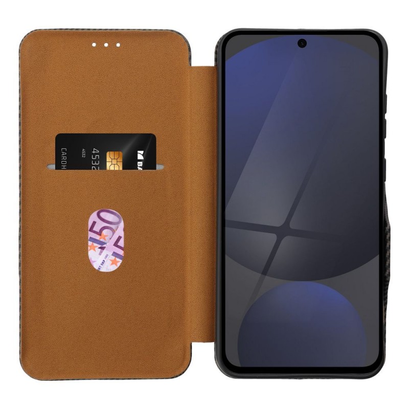 Θήκη Folio Side Magnet Book Case for Motorola G55 5G Brown