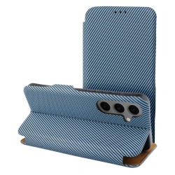 Θήκη Folio Side Magnet Book Case for Motorola G55 5G Light Blue