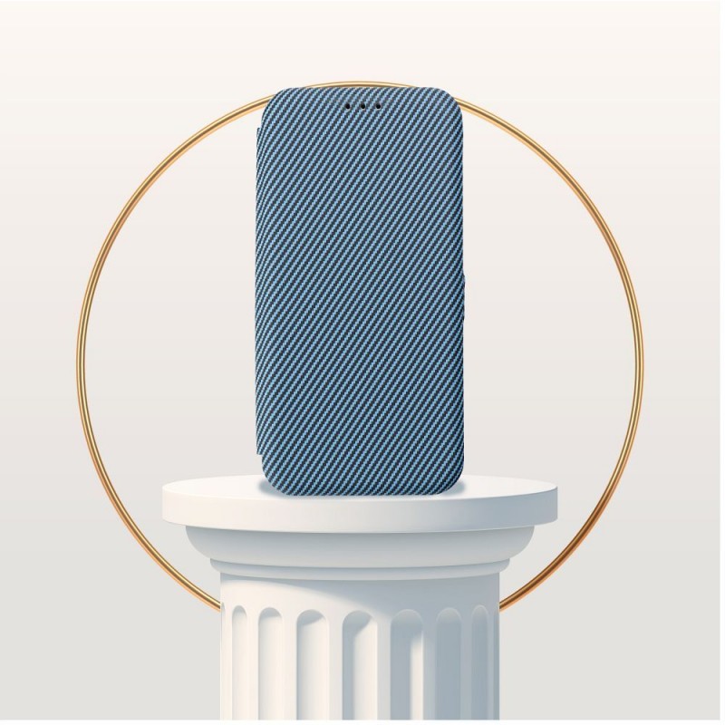 Θήκη Folio Side Magnet Book Case for Motorola G55 5G Light Blue