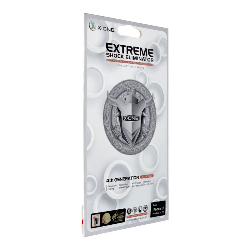 Γυαλί Προστασίας X-ONE Extreme Shock Eliminator 4th gen. (Matte Series) iPhone 13 Pro Max / 14 Plus 