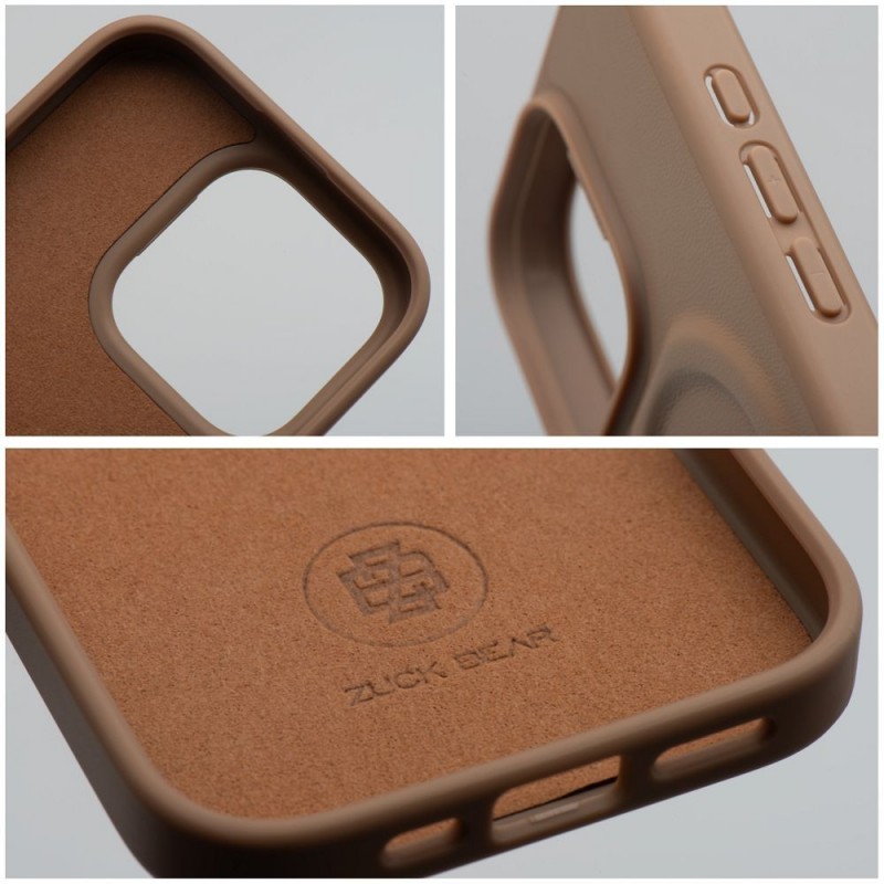 Θήκη Zuck Bear Case Everley with MagSafe for Apple iPhone 16 (6.1") Champaign Gold
