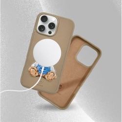Θήκη Zuck Bear Case Everley with MagSafe for Apple iPhone 16 (6.1") Champaign Gold
