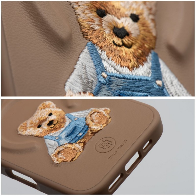 Θήκη Zuck Bear Case Everley with MagSafe for Apple iPhone 16 (6.1") Champaign Gold