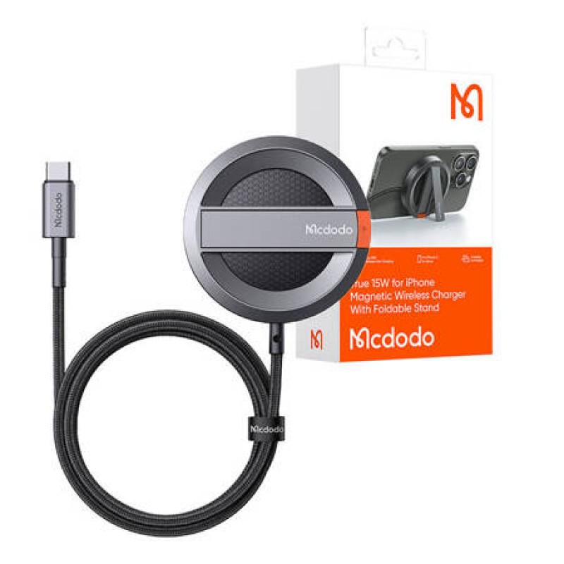 Ασύρματος Φορτιστής Mcdodo CH-5500 Magnetic Wireless Charger 15W Black Ασύρματος Φορτιστής Mcdodo CH-5500 Magnetic Wireless Charger 15W Black
