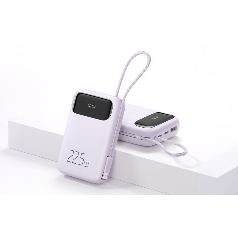 Εξωτερική Μπαταρία Mcdodo Power Bank MC-3245 10000mAh, 22.5W Type-C Cable Purple