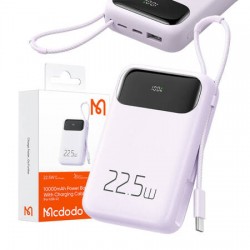 Εξωτερική Μπαταρία Mcdodo Power Bank MC-3245 10000mAh, 22.5W Type-C Cable Purple