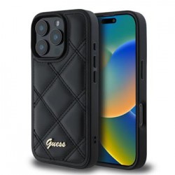 Θήκη Guess PU Leather Quilted Case Apple iPhone 16 Pro Max (6.9") Black