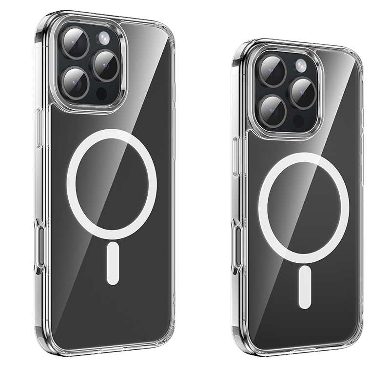 Θήκη Borofone Case BI5 Ice Shield Magnetic MagSafe Apple iPhone 16 Pro Max (6.9") Clear