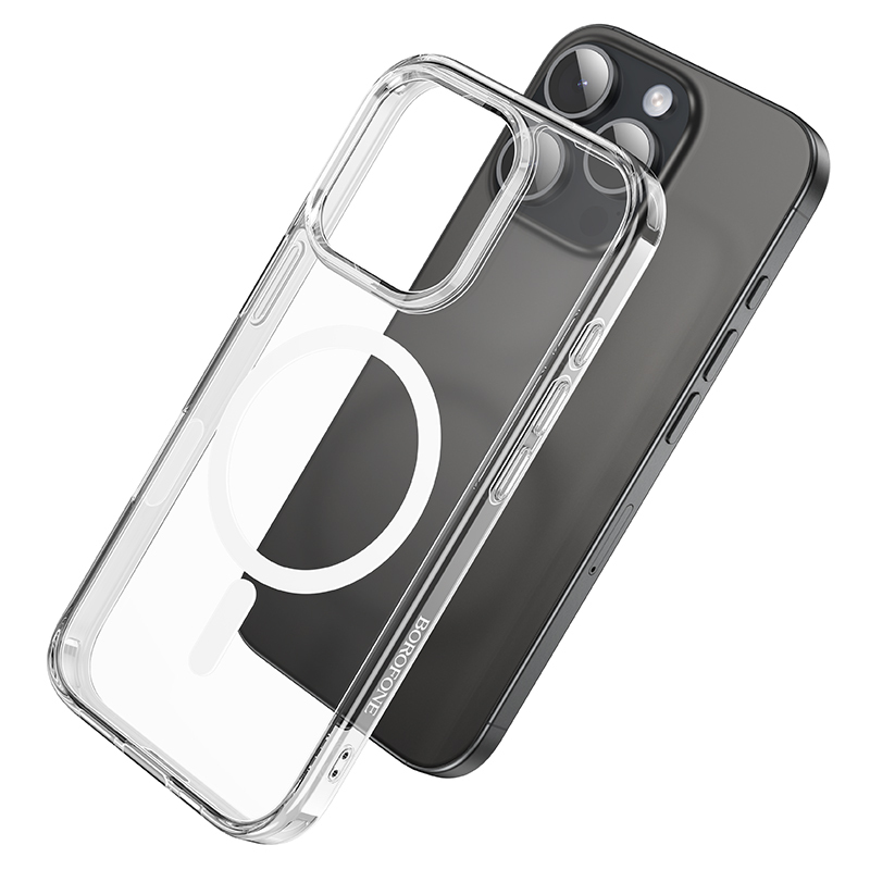 Θήκη Borofone Case BI5 Ice Shield Magnetic MagSafe Apple iPhone 16 Pro Max (6.9") Clear