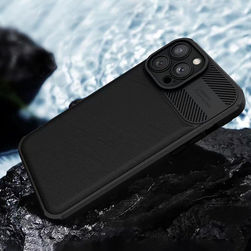 Θήκη Camera Protected Apple iPhone 14 (6.1") Shockproof Black