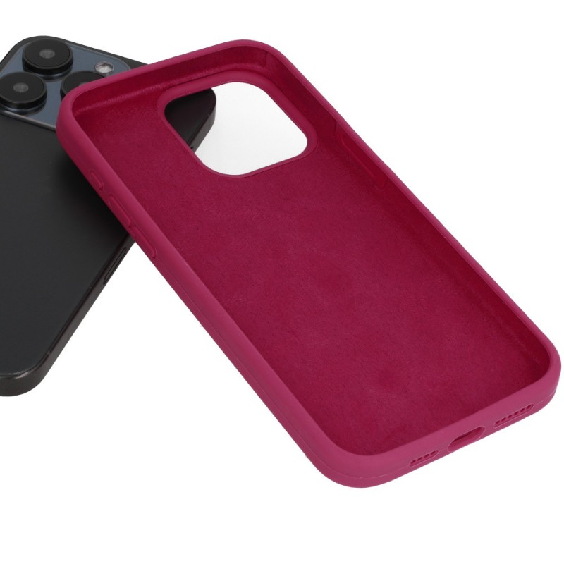 Θήκη Silicone Lite Xiaomi Redmi Note 13 Pro 5G Raspberry