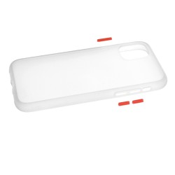 Θήκη TPU Vennus Color Button Samsung Galaxy S21 Ultra G998 Transparent