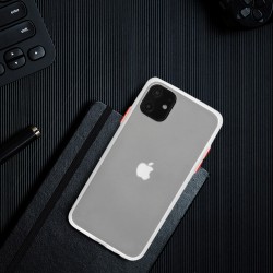 Θήκη TPU Vennus Color Button Samsung Galaxy S21 Ultra G998 Transparent