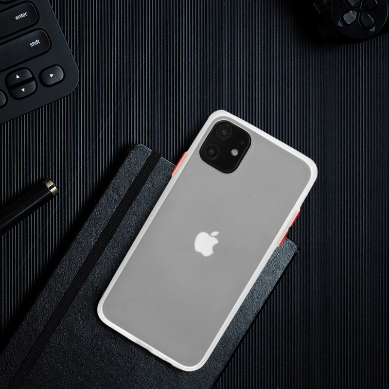 Θήκη TPU Vennus Color Button Samsung Galaxy S21 Ultra G998 Transparent