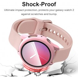 Θήκη PC Full Glass Screen Protector Samsung Galaxy Watch Active2 (44mm) Pink