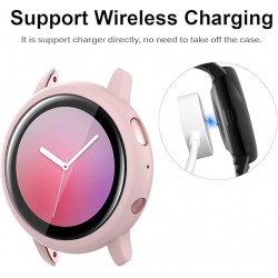 Θήκη PC Full Glass Screen Protector Samsung Galaxy Watch Active2 (44mm) Pink