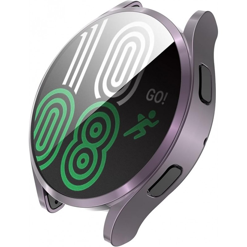 Θήκη Electroplated Full Screen Cover Samsung Galaxy Watch Active2 (44mm) Grey
