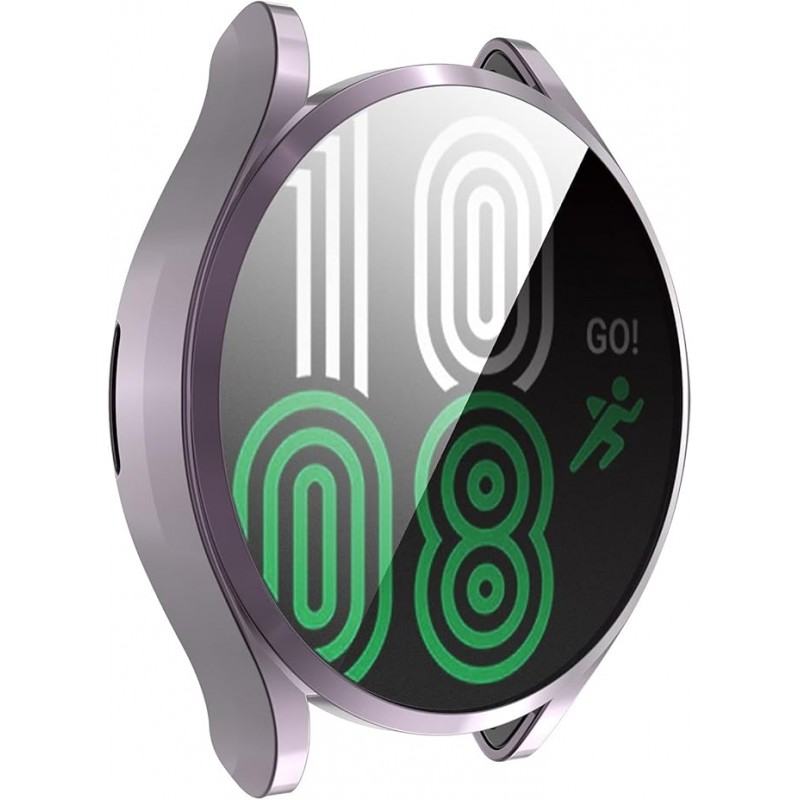 Θήκη Electroplated Full Screen Cover Samsung Galaxy Watch Active2 (44mm) Grey