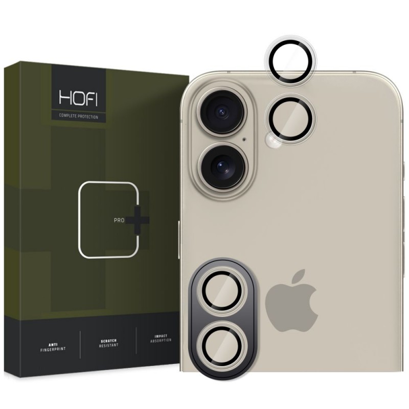 Γυαλί Προστασίας Hofi CamRing Pro+ Apple iPhone 16 (6.1")/ iPhone 16 Plus (6.7") 9H Camera Lens  Clear