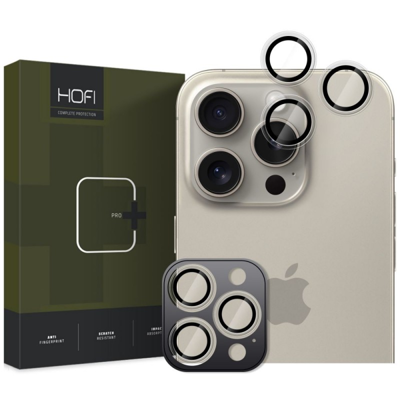 Γυαλί Προστασίας Hofi CamRing Pro+ Apple iPhone 16 Pro (6.3")/ iPhone 16 Pro Max (6.9") 9H Camera Lens Clear