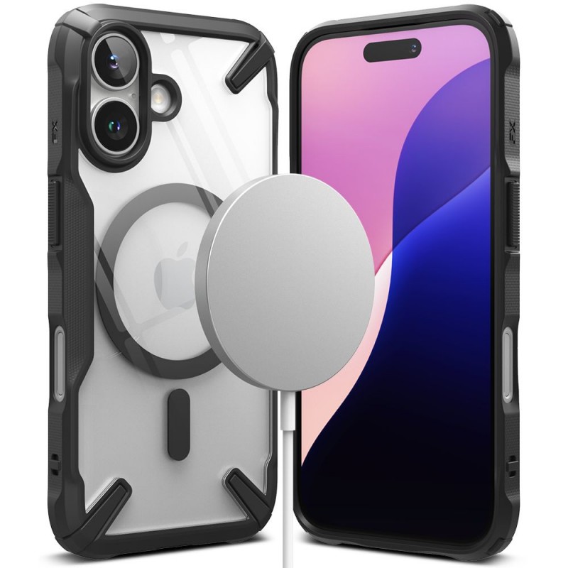 Θήκη Ringke Fusion X Magnetic Magsafe Apple iPhone 16 (6.1") Black