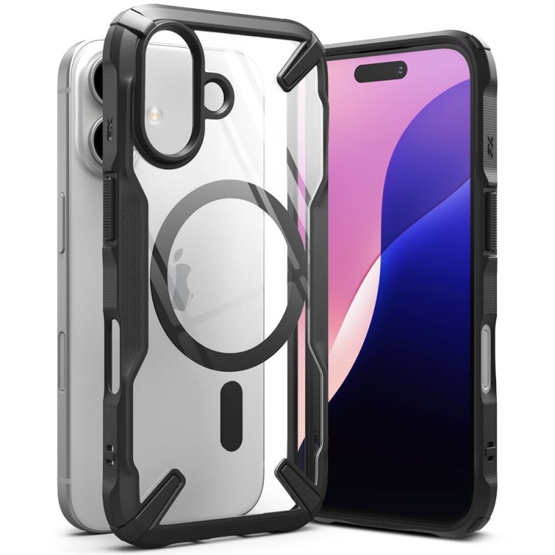 Θήκη Ringke Fusion X Magnetic Magsafe Apple iPhone 16 (6.1") Black