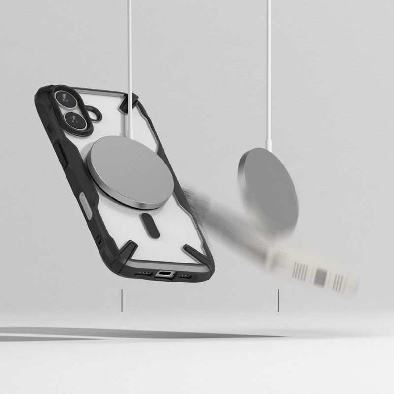 Θήκη Ringke Fusion X Magnetic Magsafe Apple iPhone 16 (6.1") Black