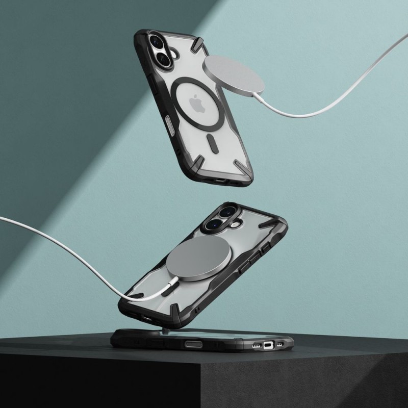 Θήκη Ringke Fusion X Magnetic Magsafe Apple iPhone 16 (6.1") Black