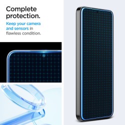 Γυαλί Προστασίας Spigen Glass EZ FIT FC 2-Pack Samsung Galaxy S24 / S25 Full Screen Cover Black (AGL07440)