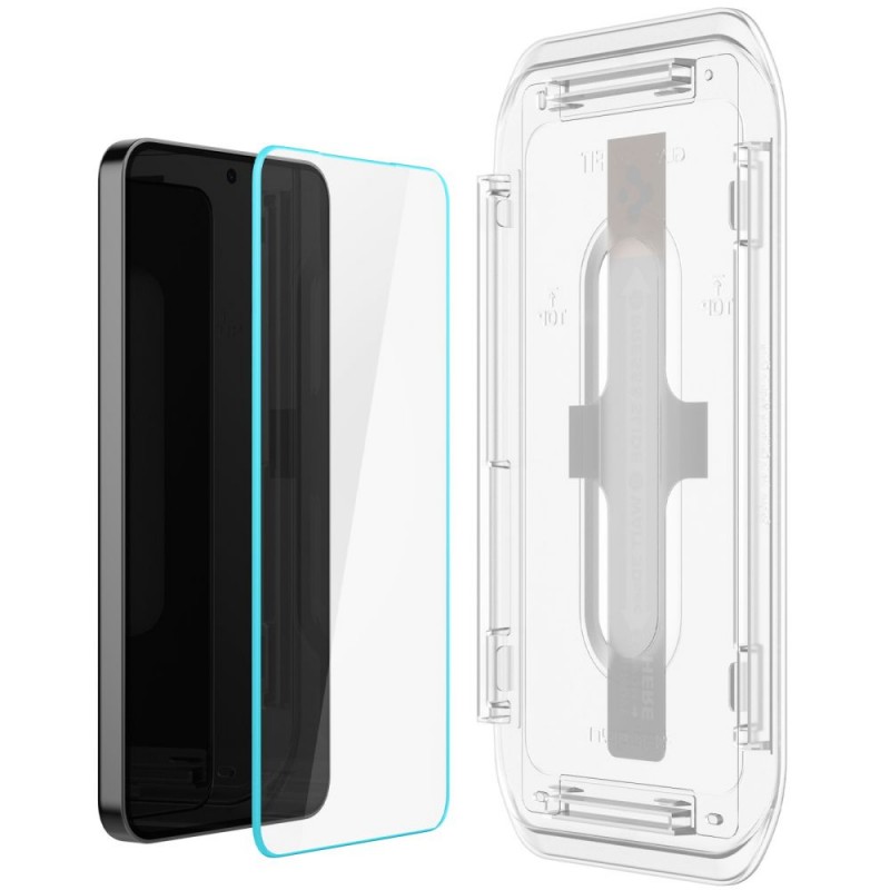 Γυαλί Προστασίας Spigen Glass EZ FIT FC 2-Pack Samsung Galaxy S24 / S25 Full Screen Cover Black (AGL07440)