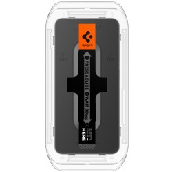 Γυαλί Προστασίας Spigen Glass EZ FIT FC 2-Pack Samsung Galaxy S24 / S25 Full Screen Cover Black (AGL07440)
