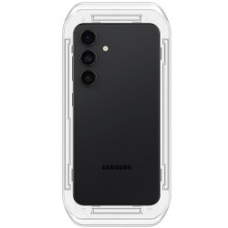 Γυαλί Προστασίας Spigen Glass EZ FIT FC 2-Pack Samsung Galaxy S24 / S25 Full Screen Cover Black (AGL07440)