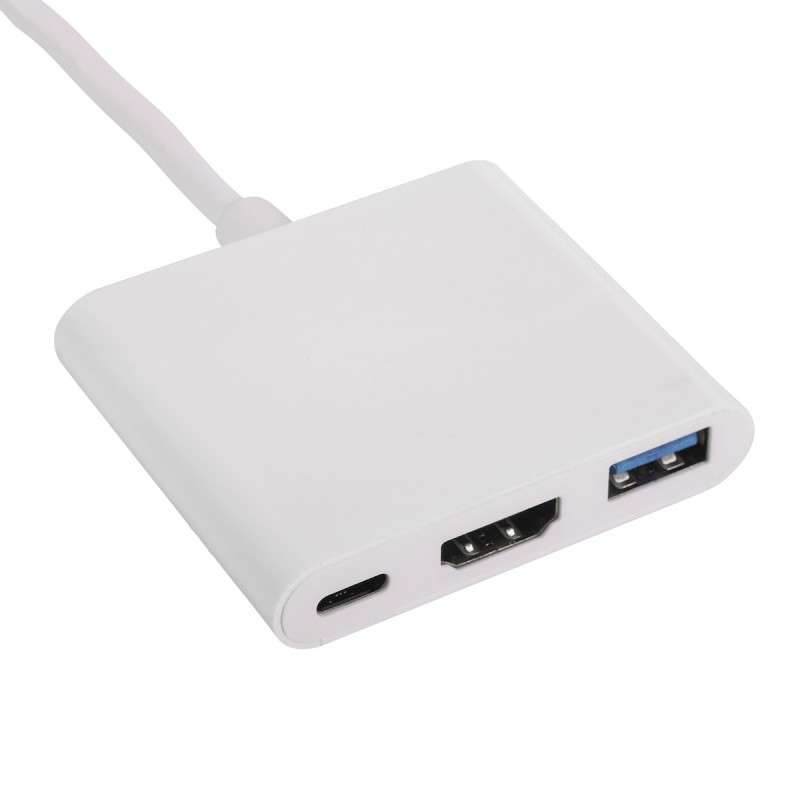 Αντάπτορας Akyga AK-AD-57 USB-C Docking Station Με HDMI 4K Ασημί Αντάπτορας Akyga AK-AD-57 USB-C Docking Station Με HDMI 4K Ασημί
