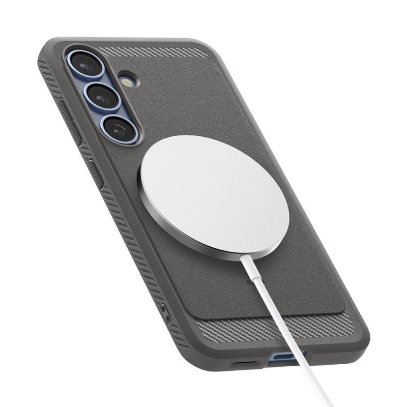 Θήκη Spigen Rugged Armor Mag Magsafe Samsung Galaxy S25 5G SM-S931 Marble Grey (ACS08999)