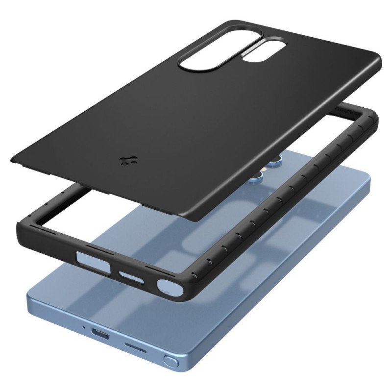 Θήκη Spigen Thin Fit Mag MagSafe Samsung Galaxy S25 Ultra 5G S938 Black (ACS08946)