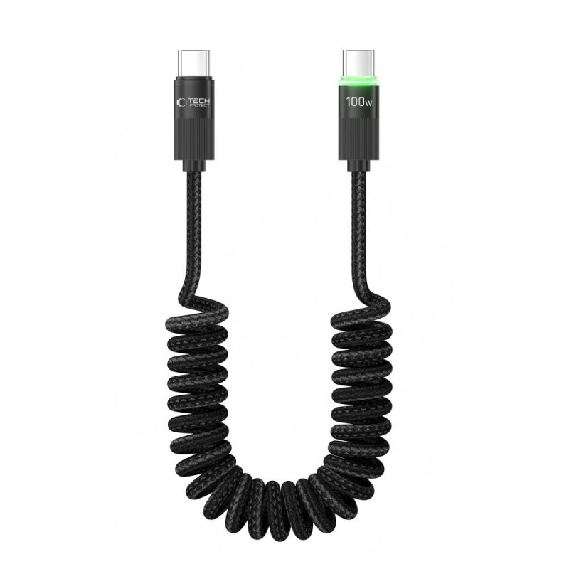Καλώδιο Tech-Protect UltraBoost Cable Type-C to Type-C 5A 100W 1.8m Black Καλώδιο Tech-Protect UltraBoost Cable Type-C to Type-C 5A 100W 1.8m Black