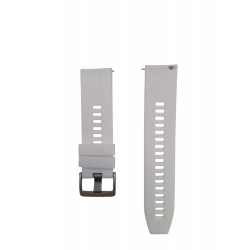Ανταλλακτικό λουράκι QuickFit Silicone Strap Stripes White για Samsung Galaxy Watch3(45mm)/Watch(46mm)/Huawei Watch 3 (46mm)/ Watch 3 Pro (48mm)/GT 2/Pro/Honor GS Pro/Amazfit GTR 3 (46mm)/GTR 3 Pro/GTR(47mm)/ Stratos 3(48mm) (22mm)