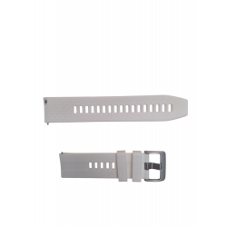 Ανταλλακτικό λουράκι QuickFit Silicone Strap Stripes White για Samsung Galaxy Watch3(45mm)/Watch(46mm)/Huawei Watch 3 (46mm)/ Watch 3 Pro (48mm)/GT 2/Pro/Honor GS Pro/Amazfit GTR 3 (46mm)/GTR 3 Pro/GTR(47mm)/ Stratos 3(48mm) (22mm)
