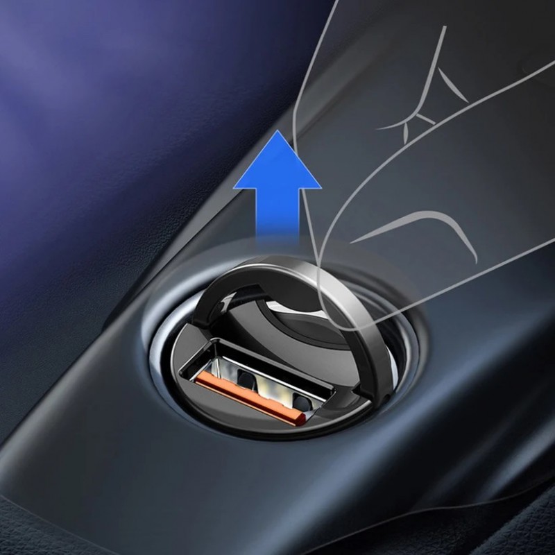 Φορτιστής Αυτοκινήτου Baseus Car Charger Tiny Star Mini (VCHX-A0G) Grey