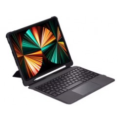 Θήκη Πληκτρολογίου/ Υποδοχή Γραφίδας & Keyboard QWERTY with Touchpad Apple iPad Air 10.9" (2020)/Air 10.9" (2022) / iPad Air 11" (2024) Black