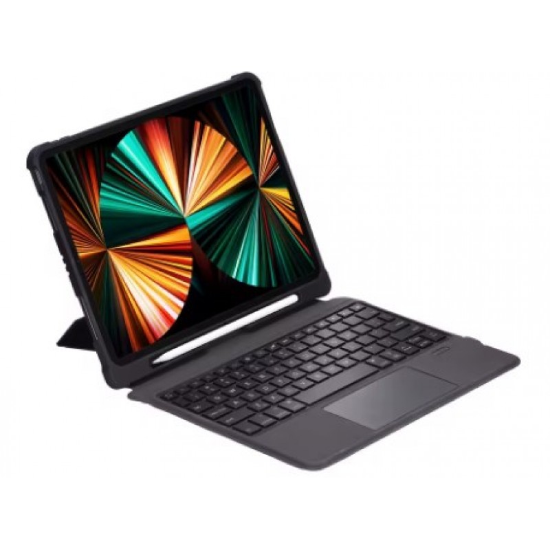 Θήκη Πληκτρολογίου/ Υποδοχή Γραφίδας & Keyboard QWERTY with Touchpad Apple iPad Air 10.9" (2020)/Air 10.9" (2022) / iPad Air 11" (2024) Black