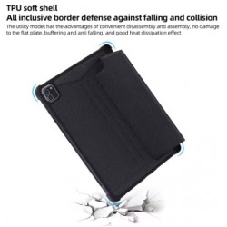 Θήκη Πληκτρολογίου/ Υποδοχή Γραφίδας & Keyboard QWERTY with Touchpad Apple iPad Air 10.9" (2020)/Air 10.9" (2022) / iPad Air 11" (2024) Black