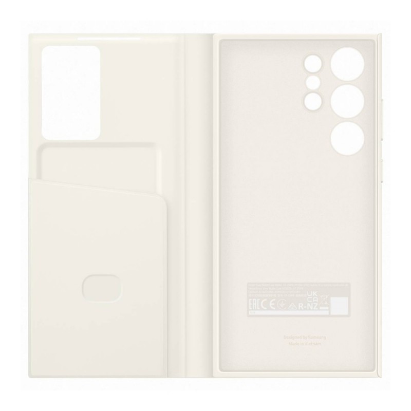 Θήκη Samsung Clear View Cover EF-ZS918CUEGWW Samsung Galaxy S23 Ultra 5G SM-S918 Cream (Original)